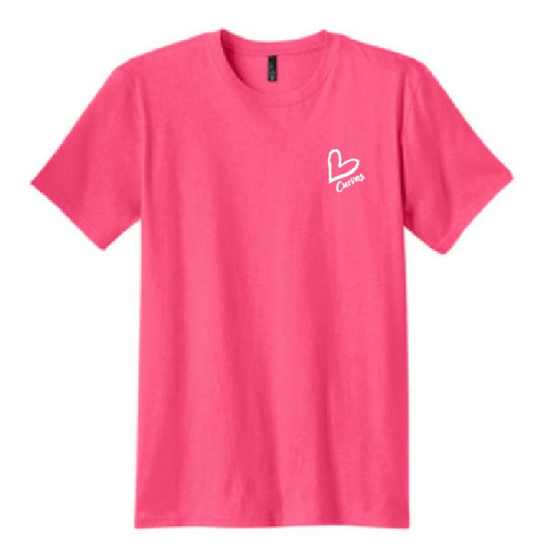 UNISEX FIT Pink Heart Tshirt
