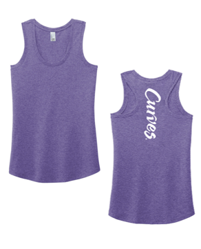 Purple Back logo tank/singlet